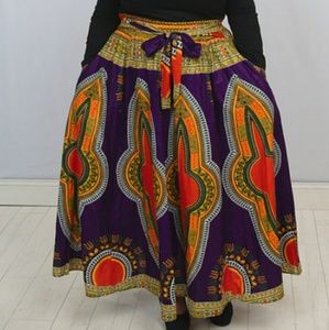 Dashiki Swing Maxi Skirts PLUS SIZES - Firm Offer